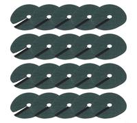 Mantillo de tela no tejida para anillos para árboles, 20 alfombrillas para anillo con supresión de hierba y material transpirable para apoyar la salud de las raíces (32 cm)