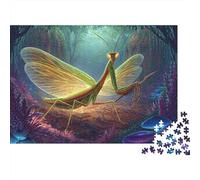 Mantis Fantasy Forest Puzzle de 1000 Piezas para Adultos Papel Set de Puzzle 1000 Piezas Relajación Hogar Regalo 38x26cm/1000pcs