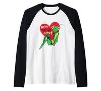 Mantis Religiosa Enamorada, no Pierdas la Cabeza Camiseta Manga Raglan