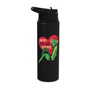 Mantis religiosa enamorada, no pierdas la cabeza Stainless Steel Insulated Water Bottle