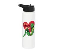 Mantis religiosa enamorada, no pierdas la cabeza Stainless Steel Insulated Water Bottle