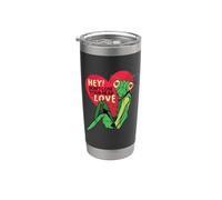 Mantis religiosa enamorada, no pierdas la cabeza Vaso térmico de acero inoxidable de doble pared