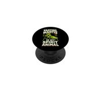 Mantis Rezando Es Mi Espíritu Animal Divertido Mantis Dibujos Animados PopSockets PopGrip Adhesivo
