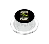 Mantis Rezando Es Mi Espíritu Animal Divertido Mantis Dibujos Animados PopSockets PopGrip para MagSafe