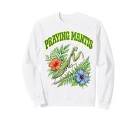 Mantis Rezante Groovy Floral Acuarela Boho Rezando Mantis Sudadera