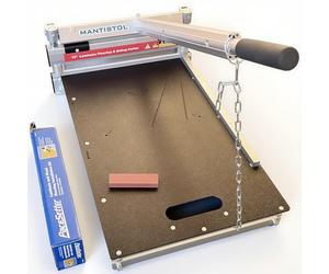 MantisTol Cortador de suelos laminados y revestimiento MC-330 de 330 mm con kit de instalación de regalo, para madera de ingeniería y más. ¡Es el mejor de su tipo!
