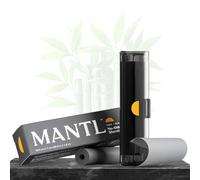 MANTL I Bamboo Charcoal No Shine Sheets I Oil Blotting Paper para neutralizar instantáneamente y absorber el exceso de brillo en la cara y el cuero cabelludo, dispensador compacto recargable, cuidado facial para hombres