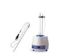 Manto calefactor con pantalla digital con agitador magnético, temperatura máxima de 380 °C, para aplicaciones de laboratorio de 250-2000 ml
