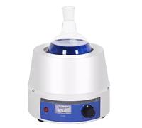 Manto calefactor de laboratorio para matraces de fondo redondo, control termostático ajustable, temperatura máxima de 380 °C, ideal para calefacción y destilación de laboratorio