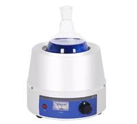 Manto calefactor eléctrico para matraces de fondo redondo, herramienta termostática de laboratorio, temperatura de calentamiento de hasta 380 °C (100 ml)