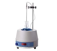 Manto de calefacción de laboratorio digital con termostato y agitador, 300C Max Temp, revestimiento de fibra de vidrio libre de alcalini para un control preciso de la temperatura y una mezcla eficient
