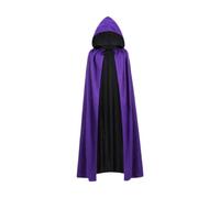 Manto Reversible Brujas Halloween Violeta