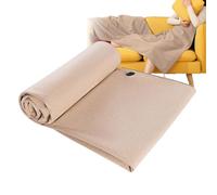 Mantón calefactor eléctrico - Tela de felpa de poliéster Manta calefactora de fibra configuraciones temperatura Mantóns cálido eléctrico ajustable | Manta usable del mantón calentado del invier