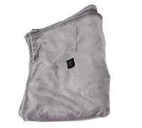 Mantón cálido con calefacción por USB, manta eléctrica para hombros, material de franela ligero de calentamiento rápido para oficina, hogar, viajes, gris claro