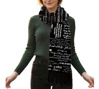 Mantón de oración cristiana - Bufanda suave, 27.5x70.8 pulgadas, Escritura impresa, Adoración religiosa, Estudio bíblico, Ceremonia de la iglesia, Navidad | Cómoda envoltura de fe para meditación y de