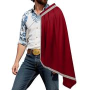 Mantón Renacentista Masculino - Capa De Caballero Medieval De Medio Hombro | Chal Renacentista De Medio Hombro | Para Cosplay, Halloween, Carnaval, Espectáculos Escénicos, Temáticas, Hogar, Es