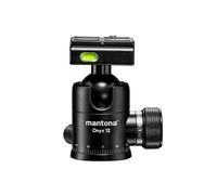 Mantona Onyx 12 M1-3612A - Placa de liberación rápida Compatible con Arca-Swiss, 50 mm, procesamiento Profesional para DSLR, cámara sin Espejo, cámara de Sistema, cámara Digital, videocámara, Color