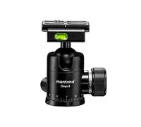 Mantona Placa de liberación rápida Onyx 8 (M1-3008A) Compatible con Arca-Swiss de 50 mm, Acabado Profesional para DSLR, cámara sin Espejo, cámara de Sistema, cámara Digital, videocámara, Color Negro