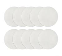 Mantou Pau - Juego de 500 forros redondos desechables para albóndigas, bollos, pan, pasteles, mantiene el vapor limpio y la comida intacta (10 cm)