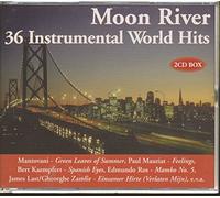 MANTOVANI,MALANDO,MAURIAT,MAX GREGER,JAMES LAST,BERT KAEMPFERT and more - MOON RIVER-36 INSTRUMENTAL WORLD HITS (2CD)