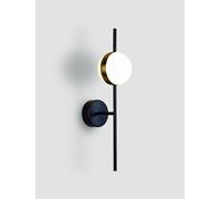 Mantra Cuba lámpara de pared 1x8 W blanco-negro-oro 7163