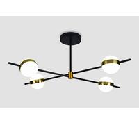 Mantra Cuba lámpara de techo 1x32 W blanco-negro-oro 7162