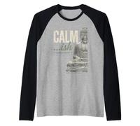 Mantra de Mindfulness: Progreso y No Perfección Camiseta Manga Raglan
