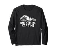 Mantra de natación de un Golpe a la Vez Manga Larga