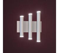 Mantra Iluminación Aplique de pared LED Cala, blanco, aluminio, 6 salidas de luz