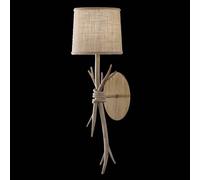 Mantra Iluminación Aplique de pared Sabina con pantalla textil True