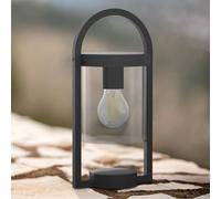 Mantra Iluminación Baliza Maya, gris oscuro, IP54, altura 35,5 cm