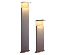 Mantra Iluminación Bolardo luminoso LED Ruka con Element de madera, 100 cm