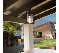 Mantra Iluminación Lámpara colgante exterior Maya, gris oscuro, IP54, 150 cm