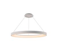 Mantra Iluminación Lámpara colgante LED Niseko II, control remoto, Ø 65 cm, blanco