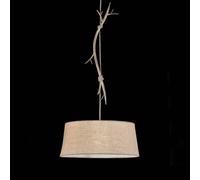 Mantra Iluminación Lámpara colgante Sabina con pantalla textil, 1 luz, 60cm