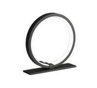 Mantra Iluminación Lámpara de mesa LED Kitesurf, aluminio, Ø 25,7 cm, negro