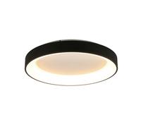 Mantra Iluminación Lámpara de techo LED Niseko II CCT control remoto, Ø 78cm, negro