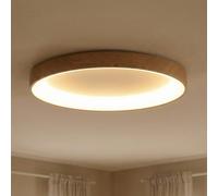 Mantra Iluminación Lámpara de techo LED Niseko II CCT control remoto Ø65cm color madera