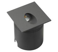 Mantra Iluminación Lámpara empotrable LED Aspen IP65, angular, gris oscuro