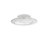 Mantra Iluminación. Modelo ALISIO. Ventilador y plafón de techo de 63 cm de diámetro en color blanco. Fuente de luz LED 70W 2700K-5000K 4900lm. Ventilador 35W