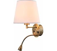 Mantra Antique lámpara de pared 1x3 W blanco-latón 6093