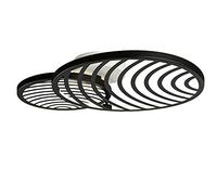 Mantra Iluminación. Modelo COLLAGE. Aplique circular de pared fabricado en aluminio y hierro acabado en color negro