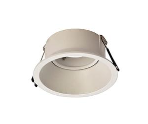 Mantra Iluminación. Modelo COMFORT GU10. Empotrable circular orientable de 9,6 cm de diámetro fabricado en aluminio acabado en color blanco mate