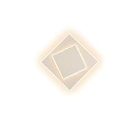 Mantra Iluminación. Modelo DAKLA. Aplique de pared de 18 cm fabricado en acrílico acabado en color blanco