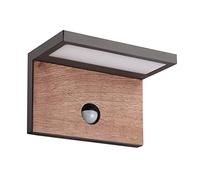 Mantra Iluminación. Modelo RUKA. Aplique de pared de exterior con sensor fabricado en aluminio y policarbonato acabado en color gris oscuro