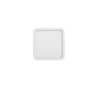 Mantra Iluminación. Modelo SAONA. Lámpara cuadrada empotrable de 14,5 cm fabricado en aluminio acabado en color blanco mate. Fuente de luz LED 12W 1080lm 4000K