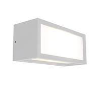 Mantra Iluminación. Modelo UTAH. Aplique de exterior fabricado en aluminio acabado en color blanco