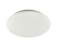 Mantra Iluminación. Modelo ZERO E27. Plafón de techo circular de 36,5 cm de diámetro fabricado en acrílico acabado en color blanco
