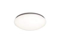 Mantra Iluminación. Modelo ZERO E27. Plafón de techo circular de 50 cm de diámetro fabricado en acrílico acabado en color blanco