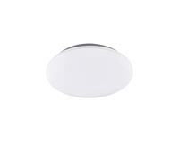 Mantra Iluminación. Modelo ZERO II. Plafón de techo en forma circular de 33 cm de diámetro en color blanco. Fuente de luz LED de 24W 5000K 1700lm